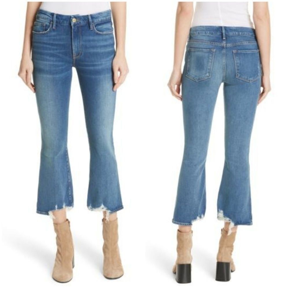 FRAME Le Crop Mini Boot Jeans sz 26